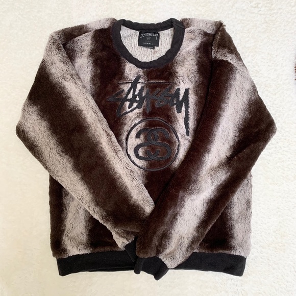 Vintage Fuzzy Stussy jumper - Picture 1 of 3